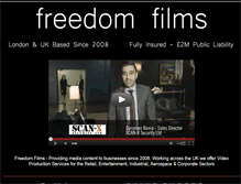 Tablet Screenshot of freedomfilms.co.uk